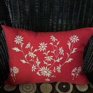 VTG Embroidered Pillow Cover
